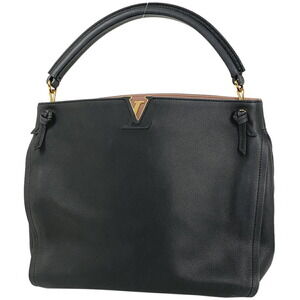 Louis Vuitton Tournon Shoulder Handbag Leather Noir Black